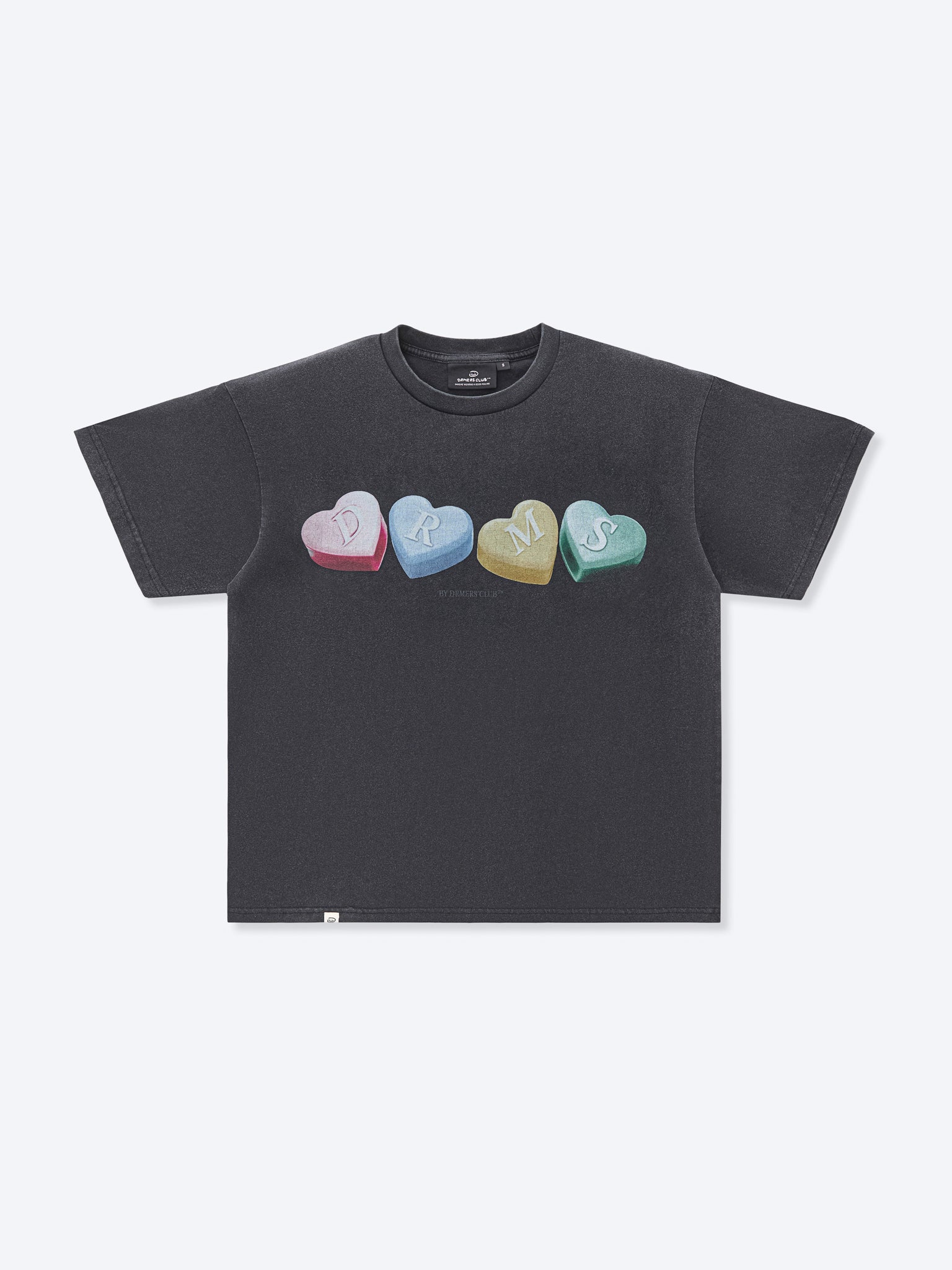 CANDY TUNE 定番Tee ver.2 BLACK M CANDY HEARTS TEE - BLACK – DRMERS CLUB
