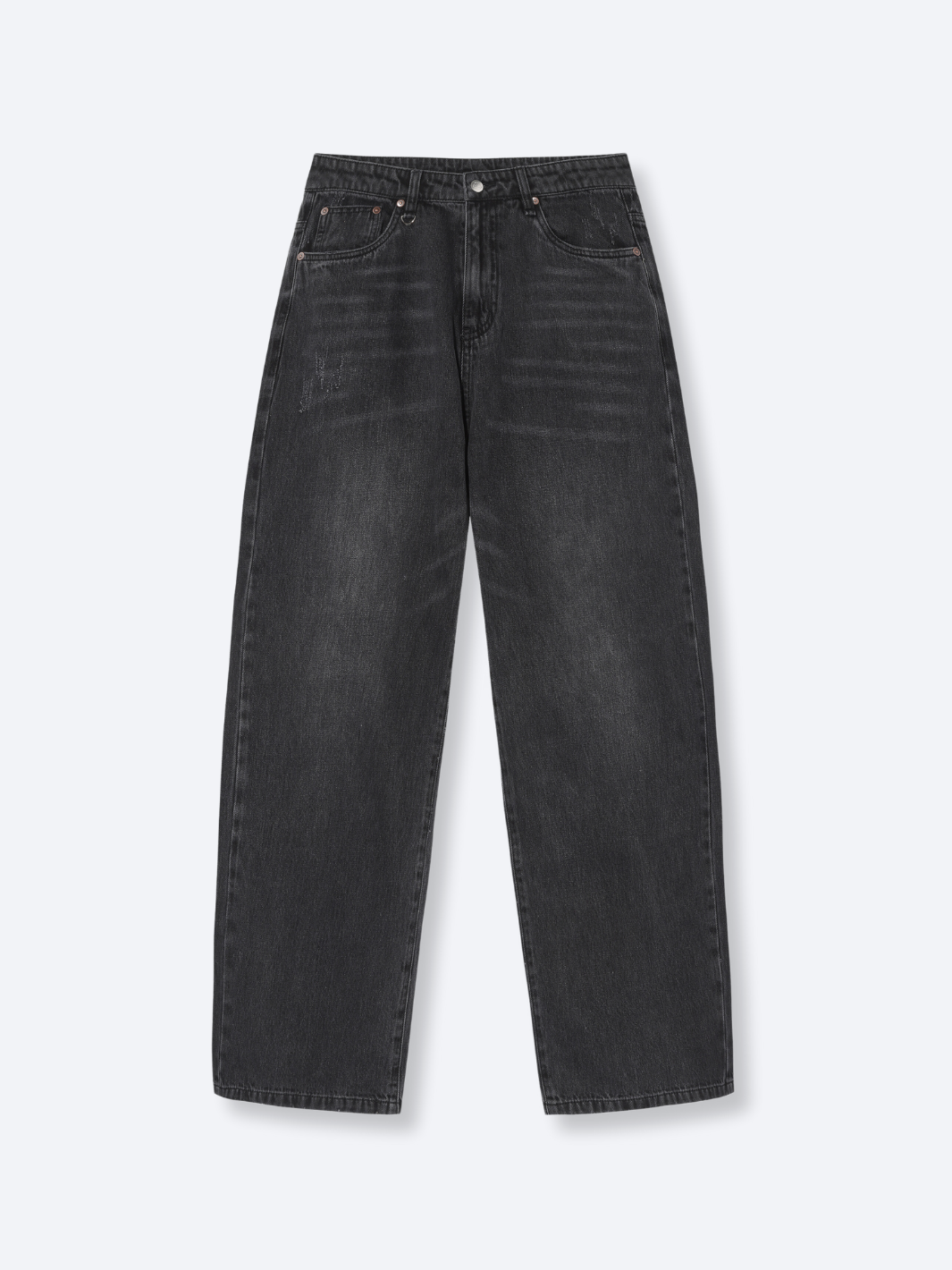 LOOSE FIT JEANS WASHED BLACK