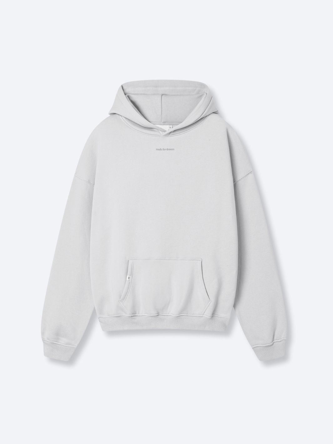 SMILEY LOGO HOODIE LIGHT GREY - Main Image