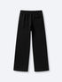 SIGNATURE BASIC STRAIGHT LEG SWEATPANTS - BLACK