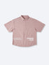 OTW SHORT SLEEVE PLAID - SALMON