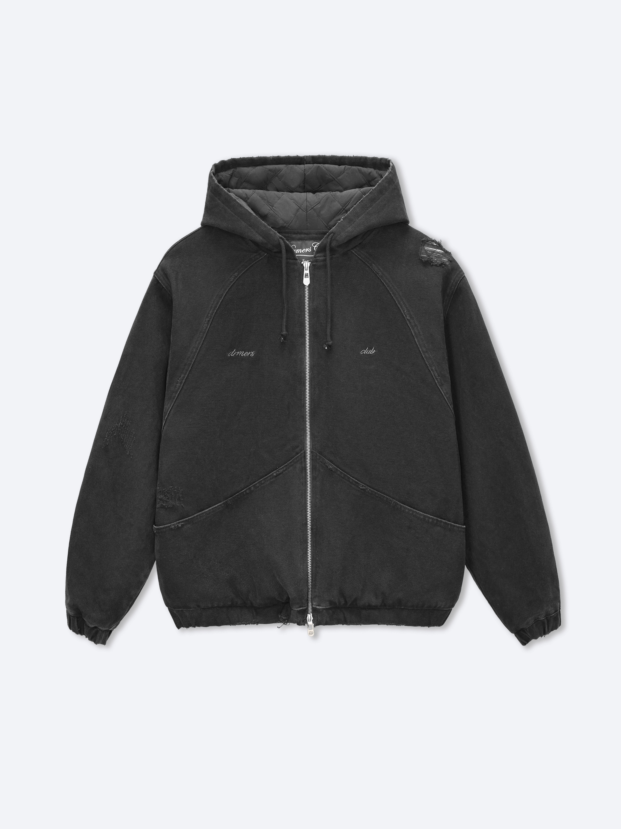 STUDIO WORKWEAR JACKET - WASHED BLACK – DRMERS CLUB