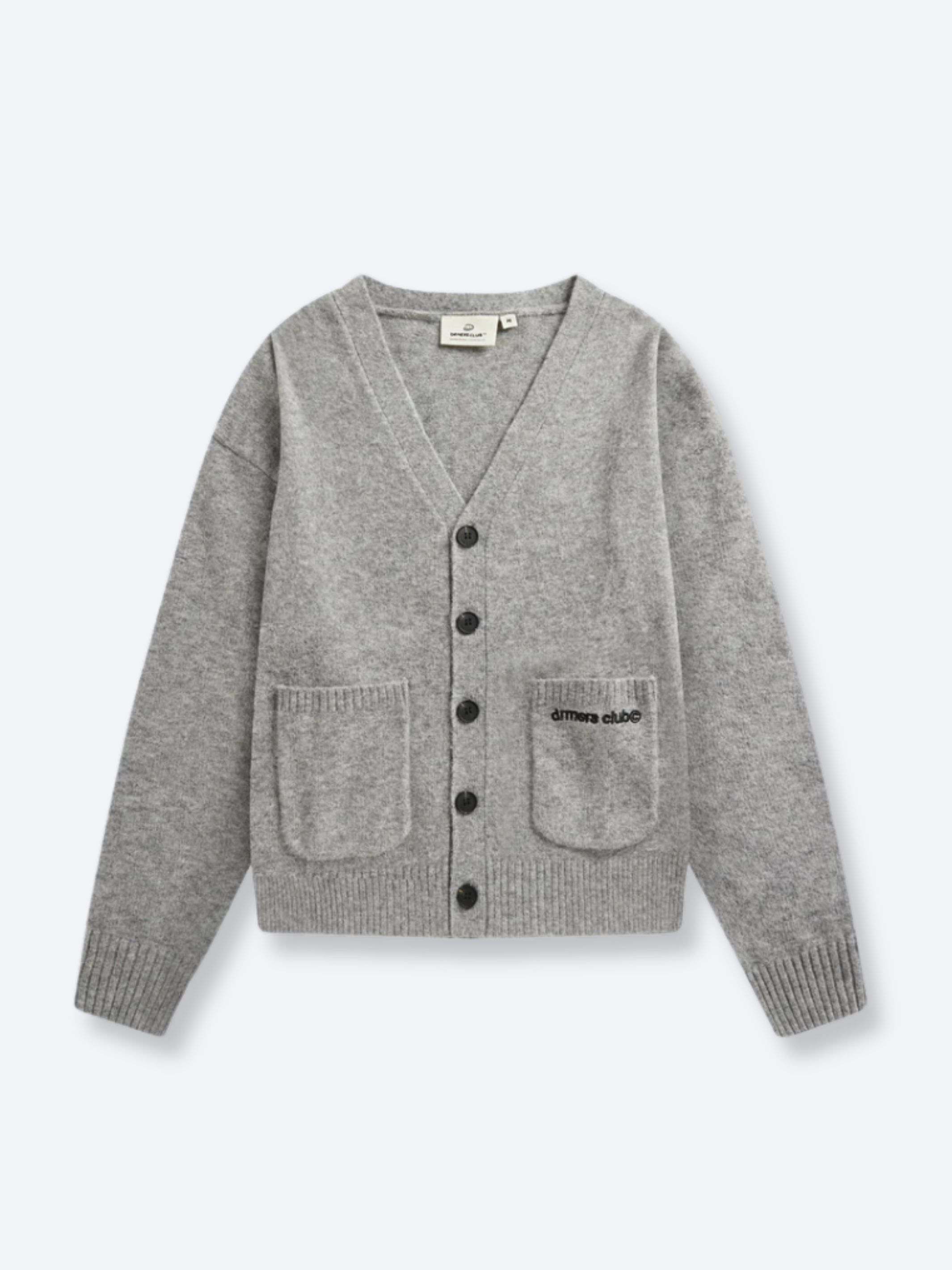 KNIT CARDIGAN - GREY – DRMERS CLUB