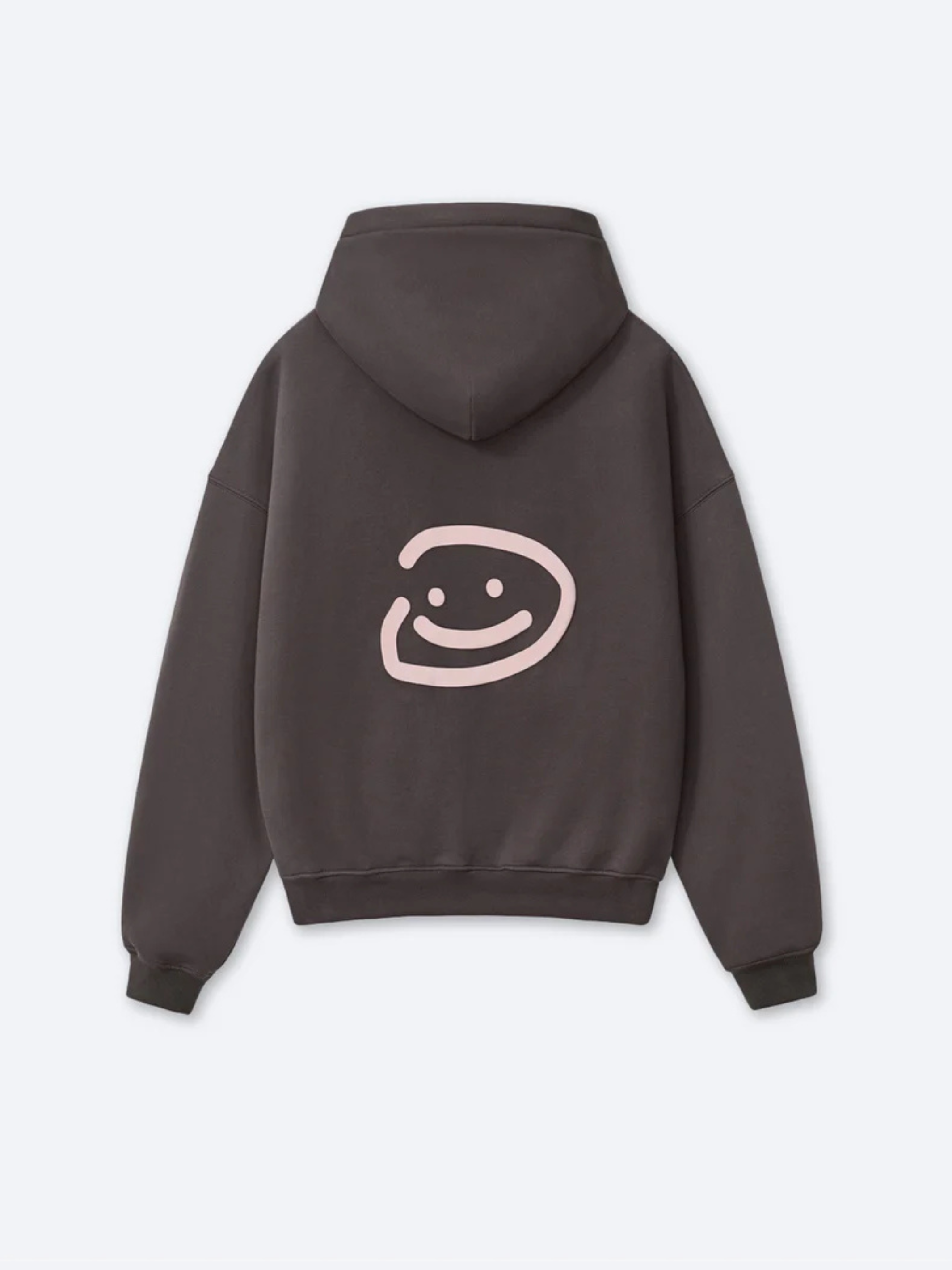SMILEY LOGO HOODIE - COCOA DUST – DRMERS CLUB
