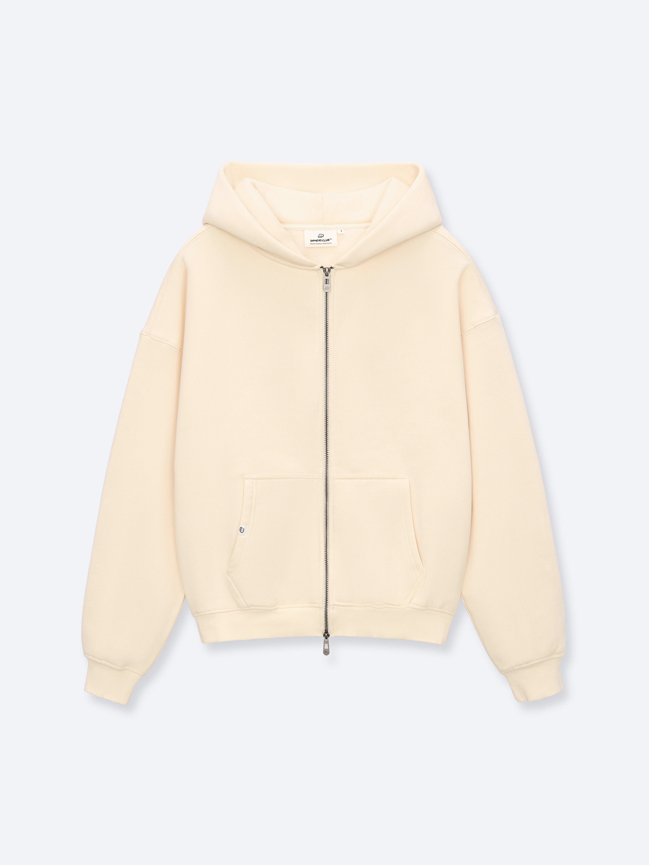 SIGNATURE BASIC DOUBLE ZIP - CREAM – DRMERS CLUB