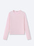 SLUB COTTON WOMENS LONGSLEEVE - PINK