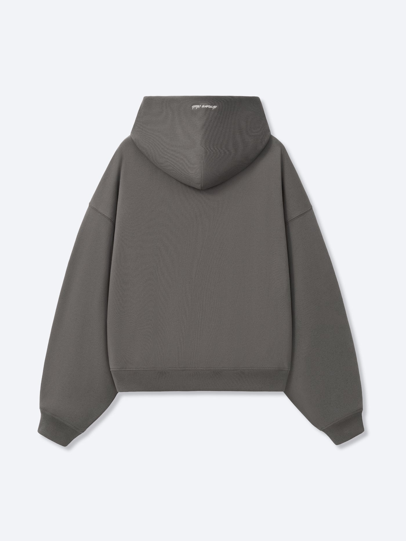 CURSIVE ZIP UP - DARK TAUPE – DRMERS CLUB