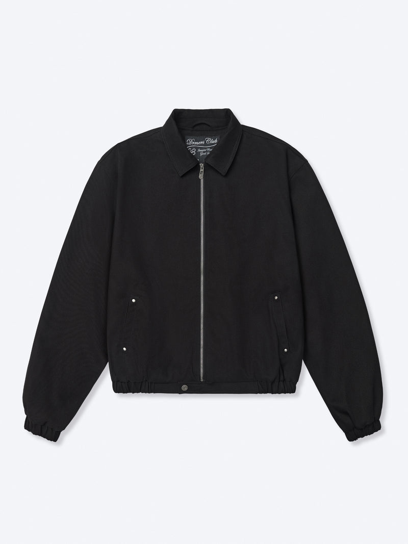 COLLARED JACKET - BLACK – DRMERS CLUB
