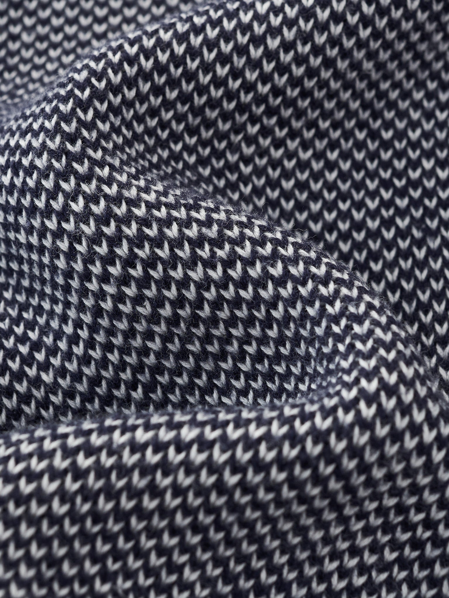 SMILEY LOGO KNIT - NAVY BLUE