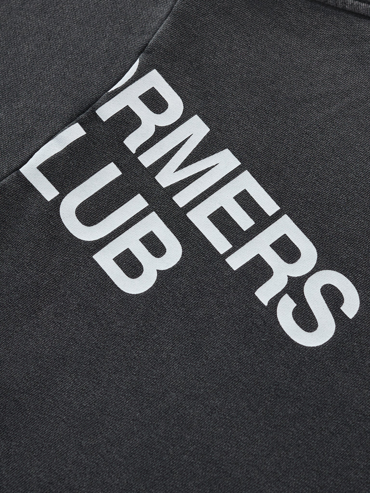 CUT OFF LAYERED TEE - VINTAGE BLACK