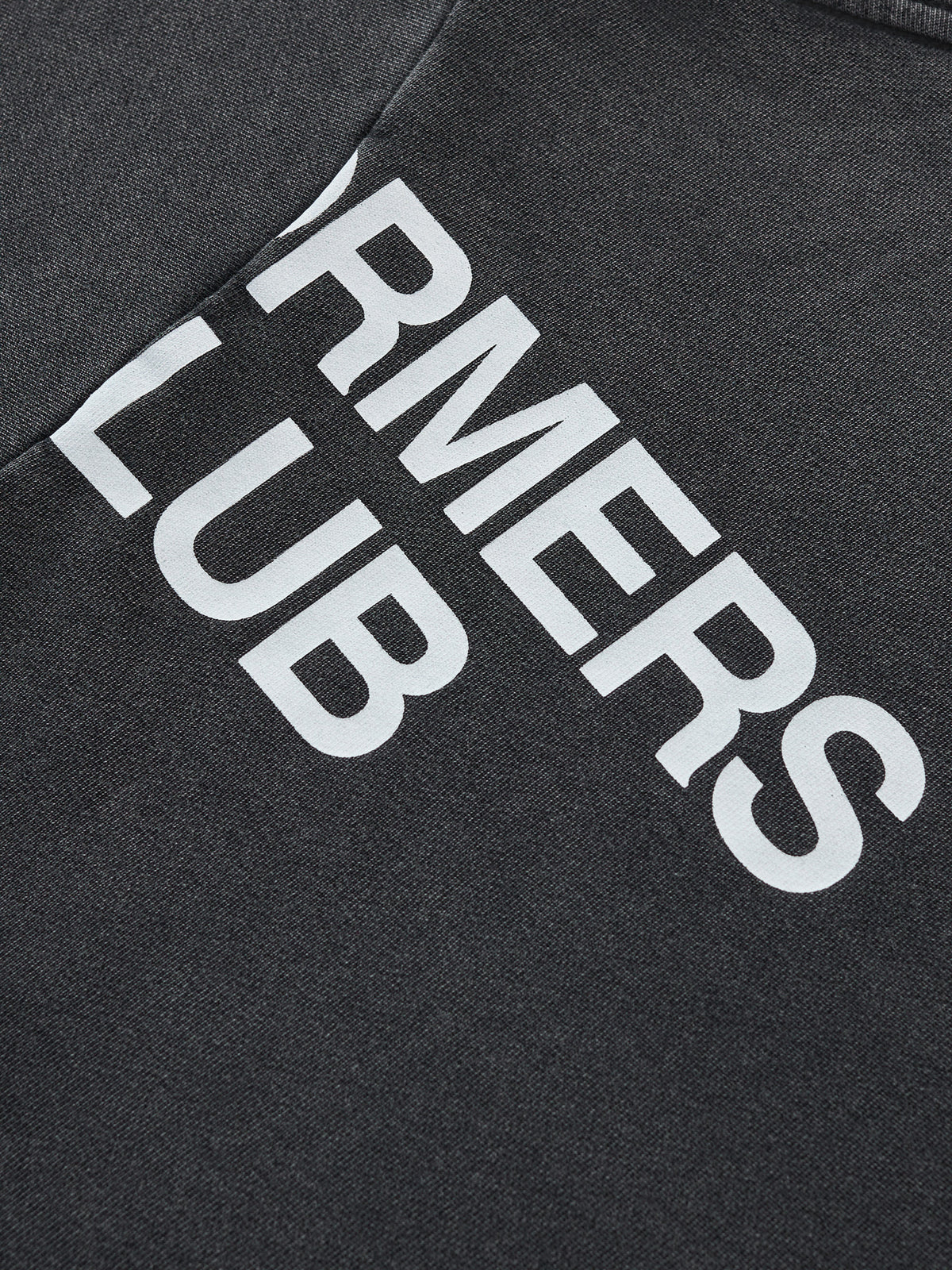 CUT OFF LAYERED TEE - VINTAGE BLACK