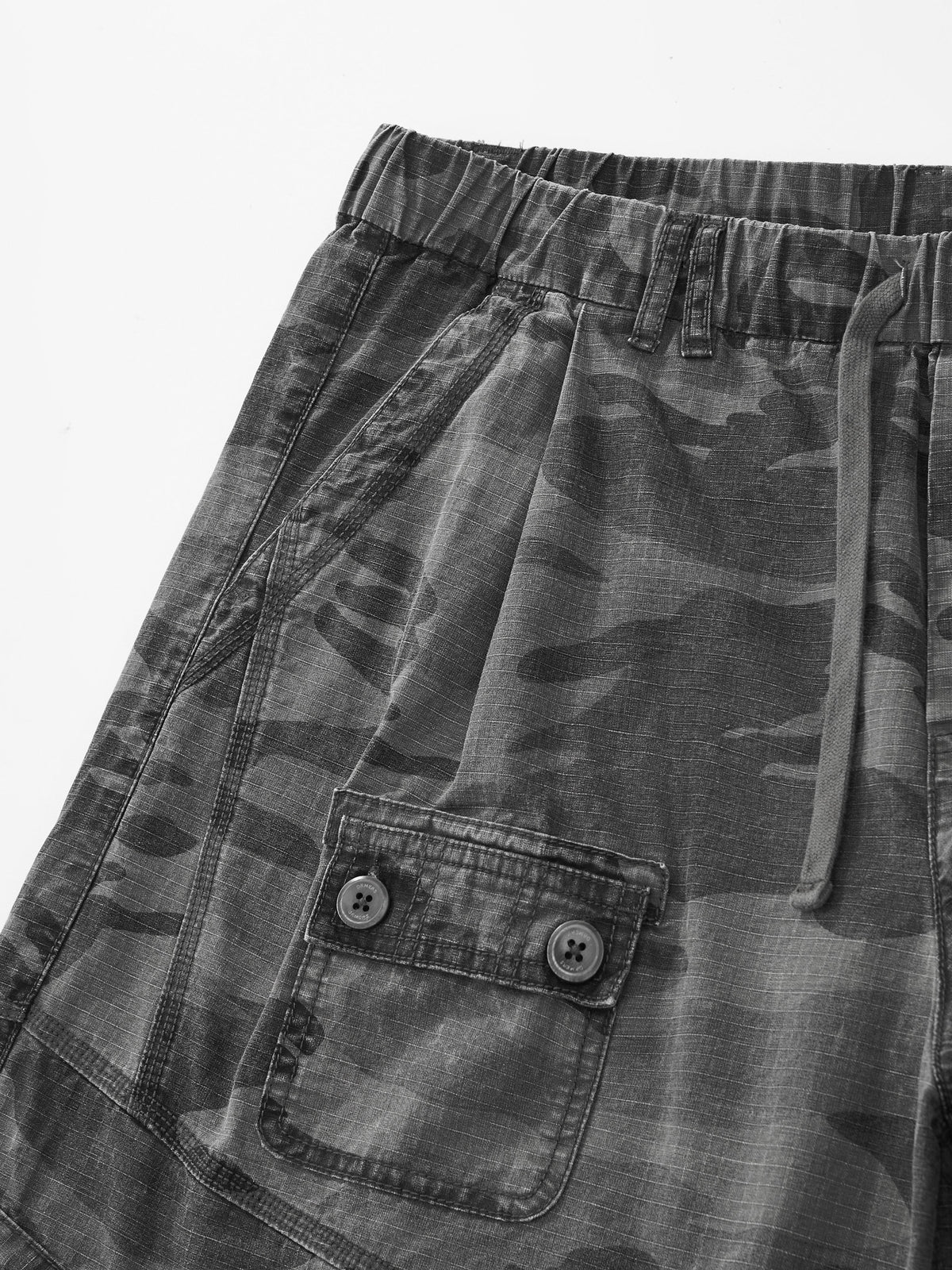 REINFORCED CAMO PANT - CHARCOAL