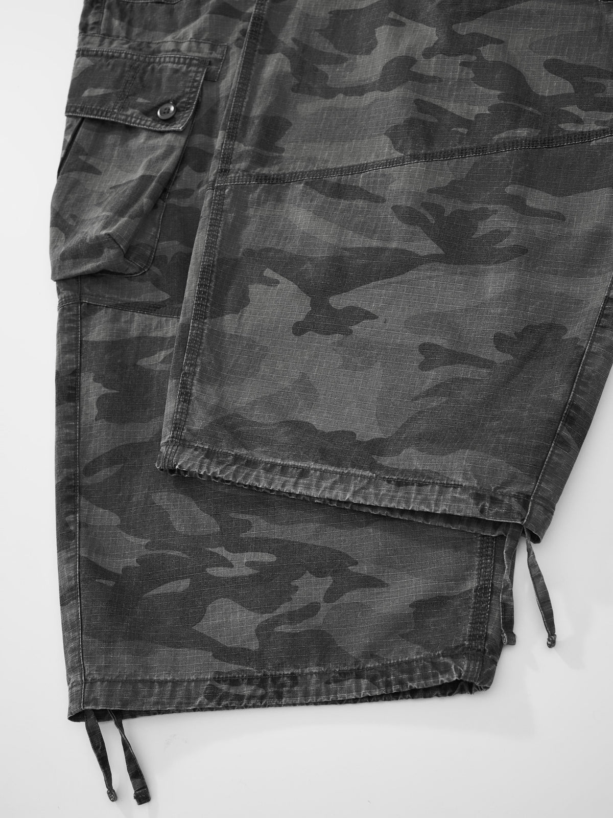 REINFORCED CAMO PANT - CHARCOAL