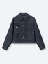 FALLING POCKETS DENIM JACKET - BLUE RAW DENIM