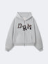 DRM ZIP UP - DARK HEATHER GREY