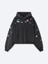 PIN HOODIE - VINTAGE BLACK