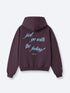 JUST GO WITH THE FEELING HOODIE - DEEP PLUM