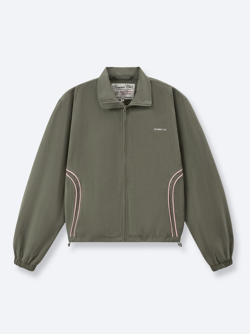 WAVY TRACK JACKET - OLIVE GREEN – DRMERS CLUB