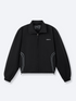 WAVY TRACK JACKET - BLACK