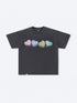 CANDY HEARTS TEE - BLACK