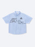 THE BOUQUET BUTTON UP - BLUE