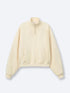 SIGNATURE BASIC QUARTER ZIP - CREAM