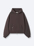 SIGNATURE BASIC ZIP UP - COFFEE BROWN