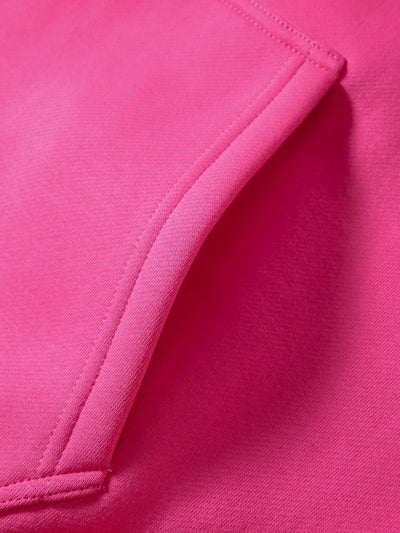 SIGNATURE BASIC HOODIE - HOT PINK