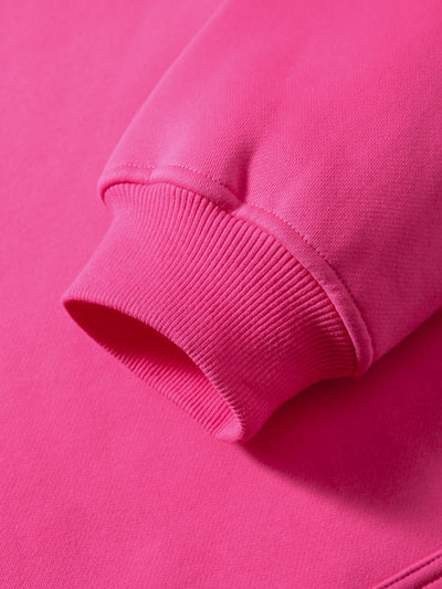 SIGNATURE BASIC HOODIE - HOT PINK