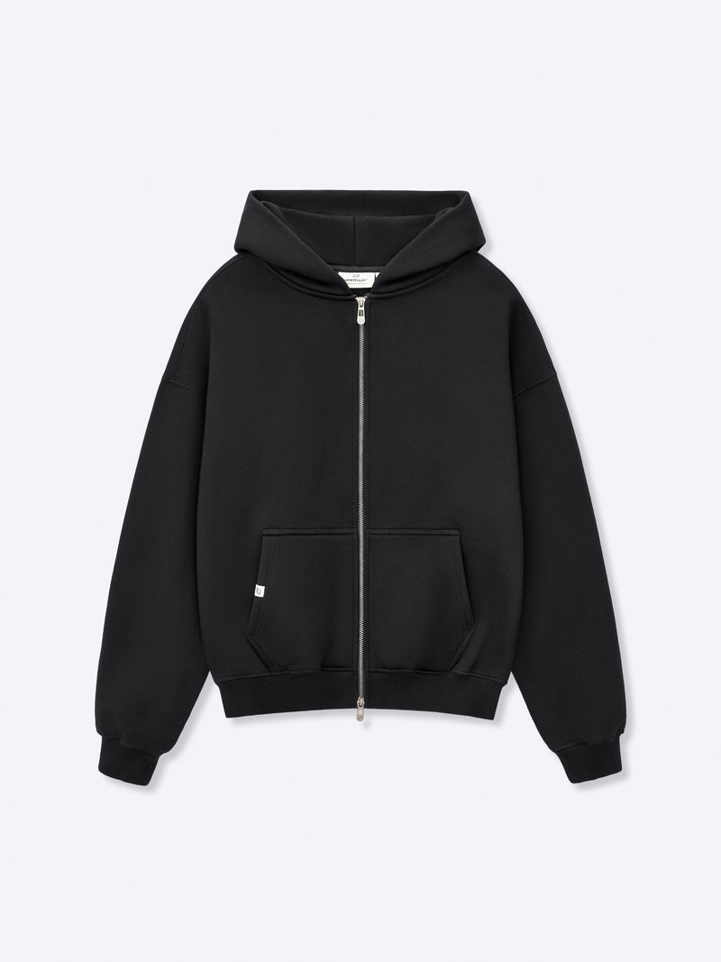 SIGNATURE BASIC DOUBLE ZIP - BLACK – DRMERS CLUB