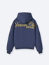 SCRIPT TEXT HOODIE - MIDNIGHT BLUE