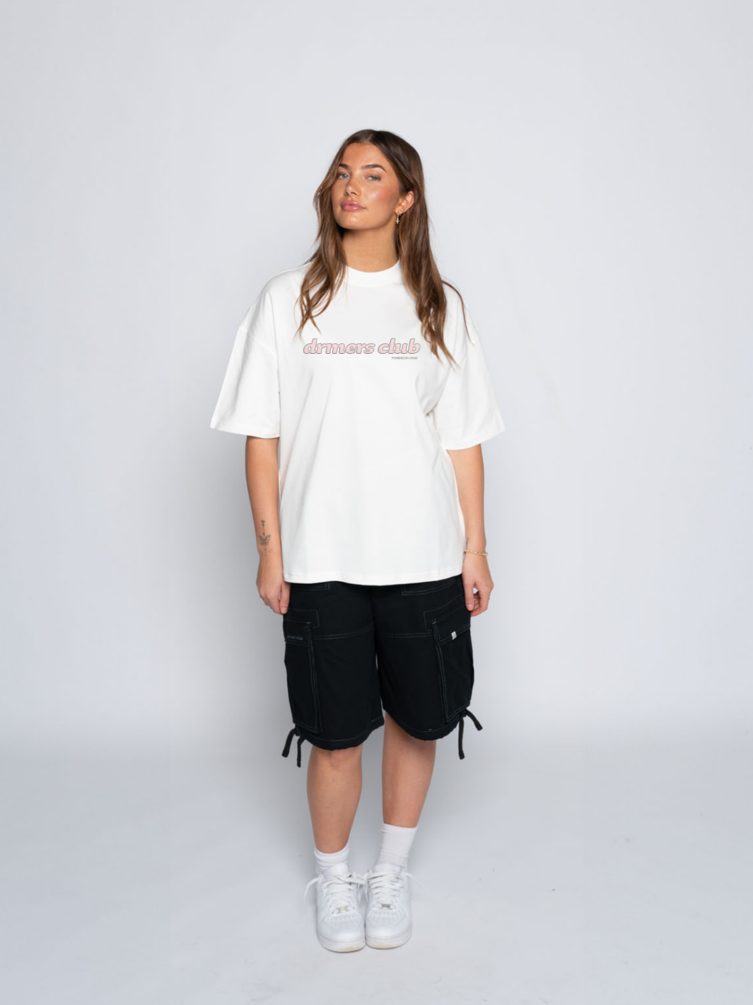 TEXT LOGO TEE - WHITE