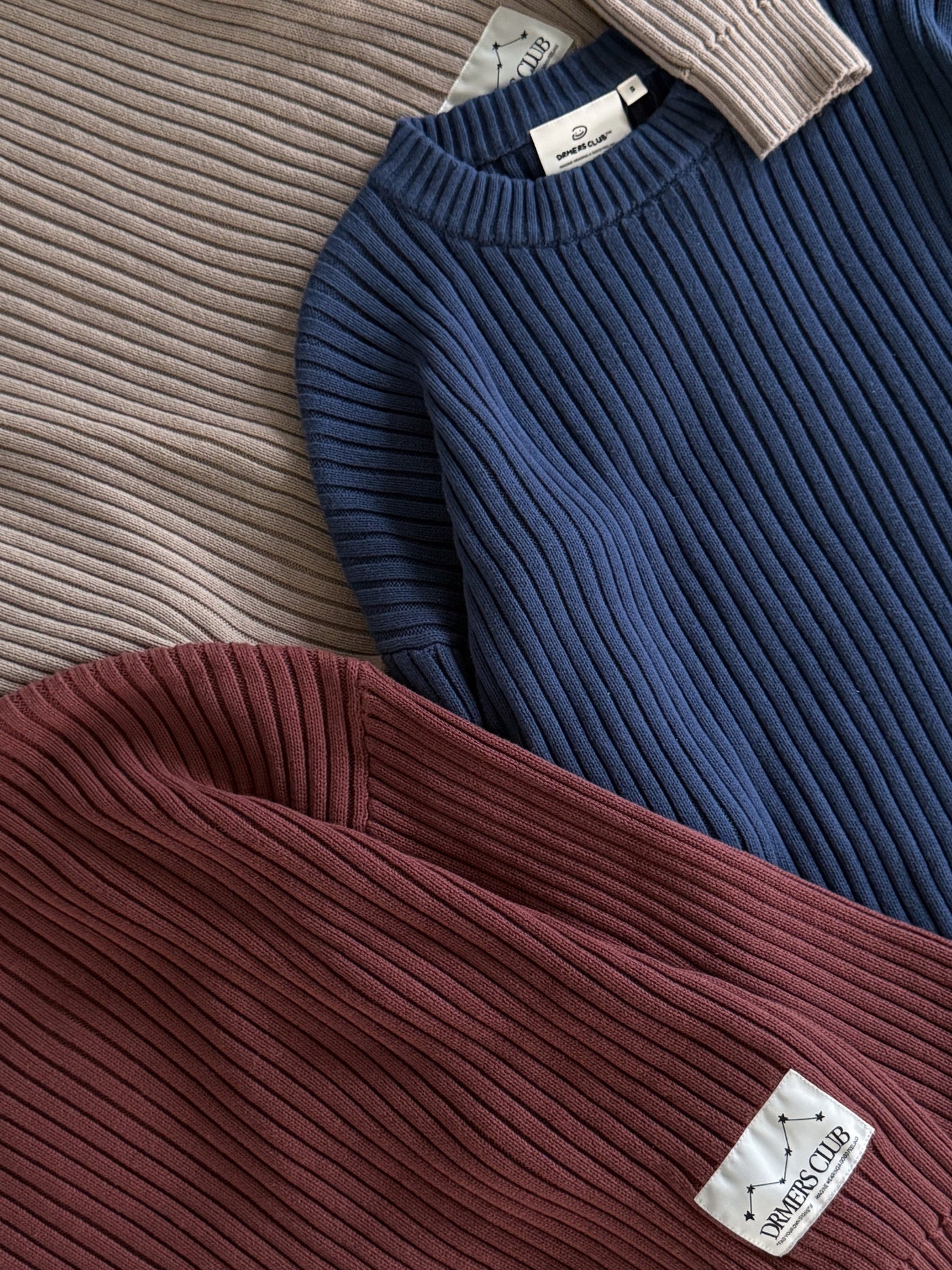 DRMERS RIBBED KNIT - NAVY