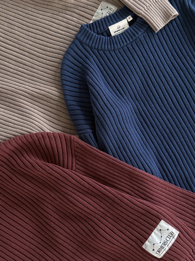 DRMERS RIBBED KNIT - NAVY