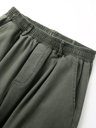 BAGGY CARGO PANTS - ARMY GREEN