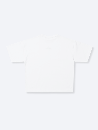 LOGO BOXY TEE - WHITE