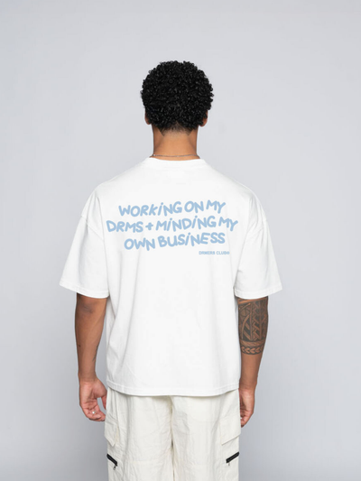 WORKING ON MY DRMS TEE - WHITE