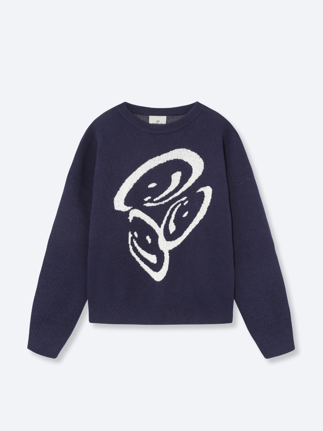 FREEFALL SMILEY KNIT - NAVY BLUE