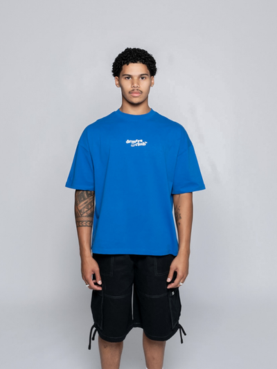 PLAYFUL LOGO TEE - COBALT