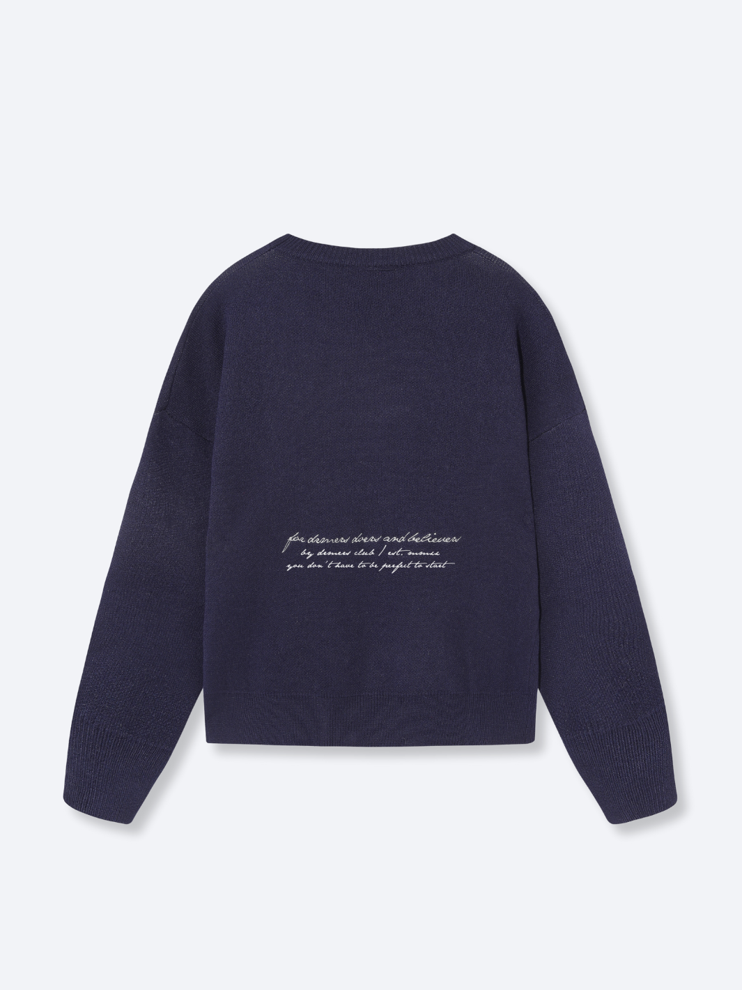 FREEFALL SMILEY KNIT - NAVY BLUE