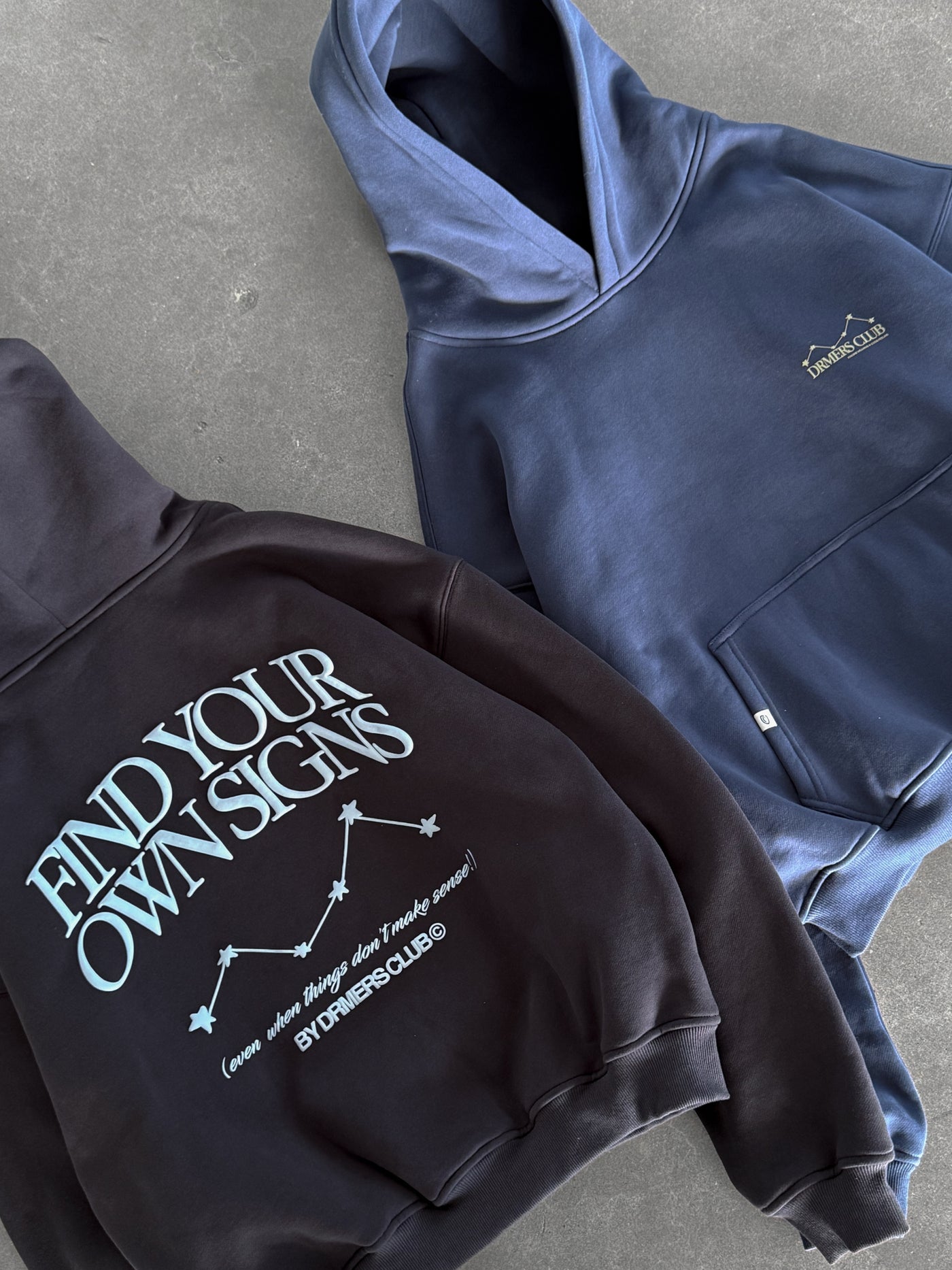 FIND YOUR OWN SIGNS HOODIE - FADED BLACK