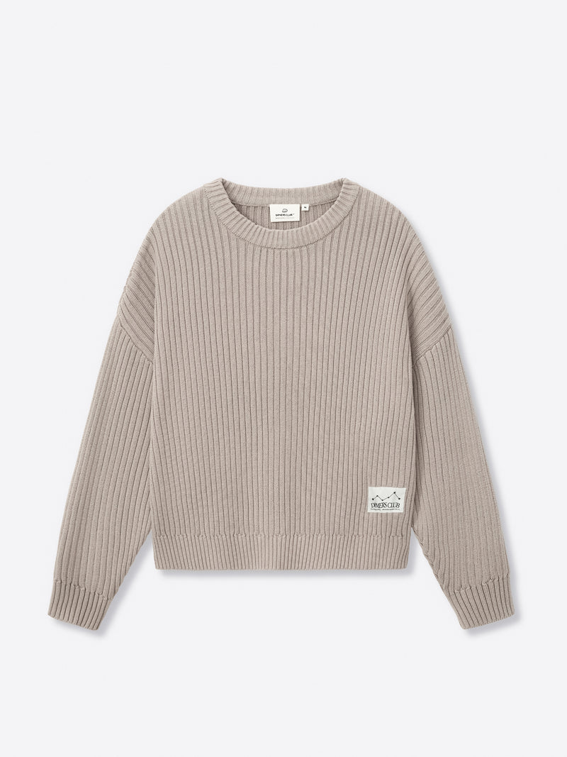 DRMERS RIBBED KNIT - BROWN