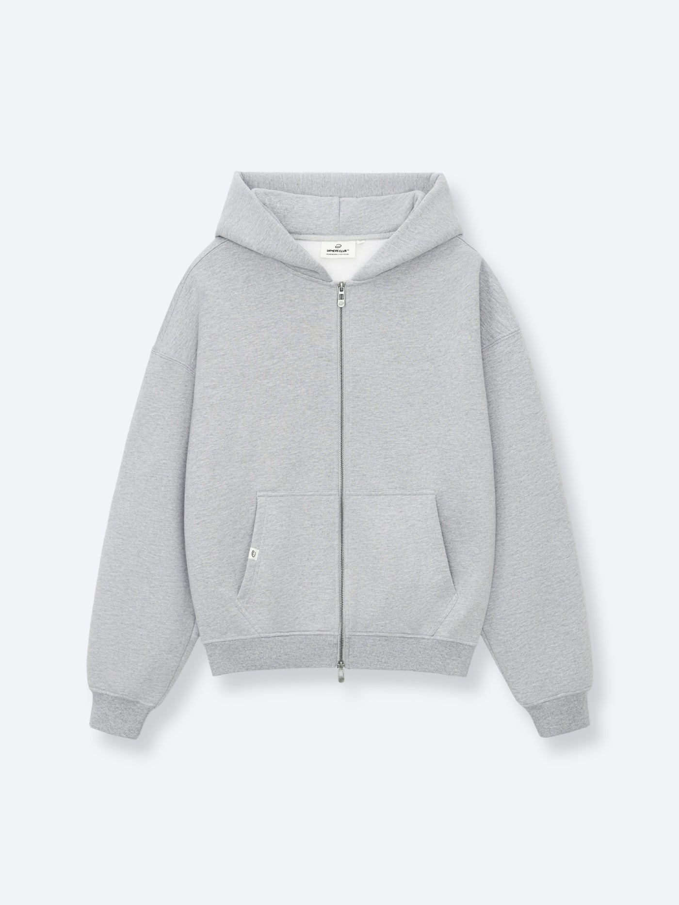 SIGNATURE BASIC DOUBLE ZIP - HEATHER GREY