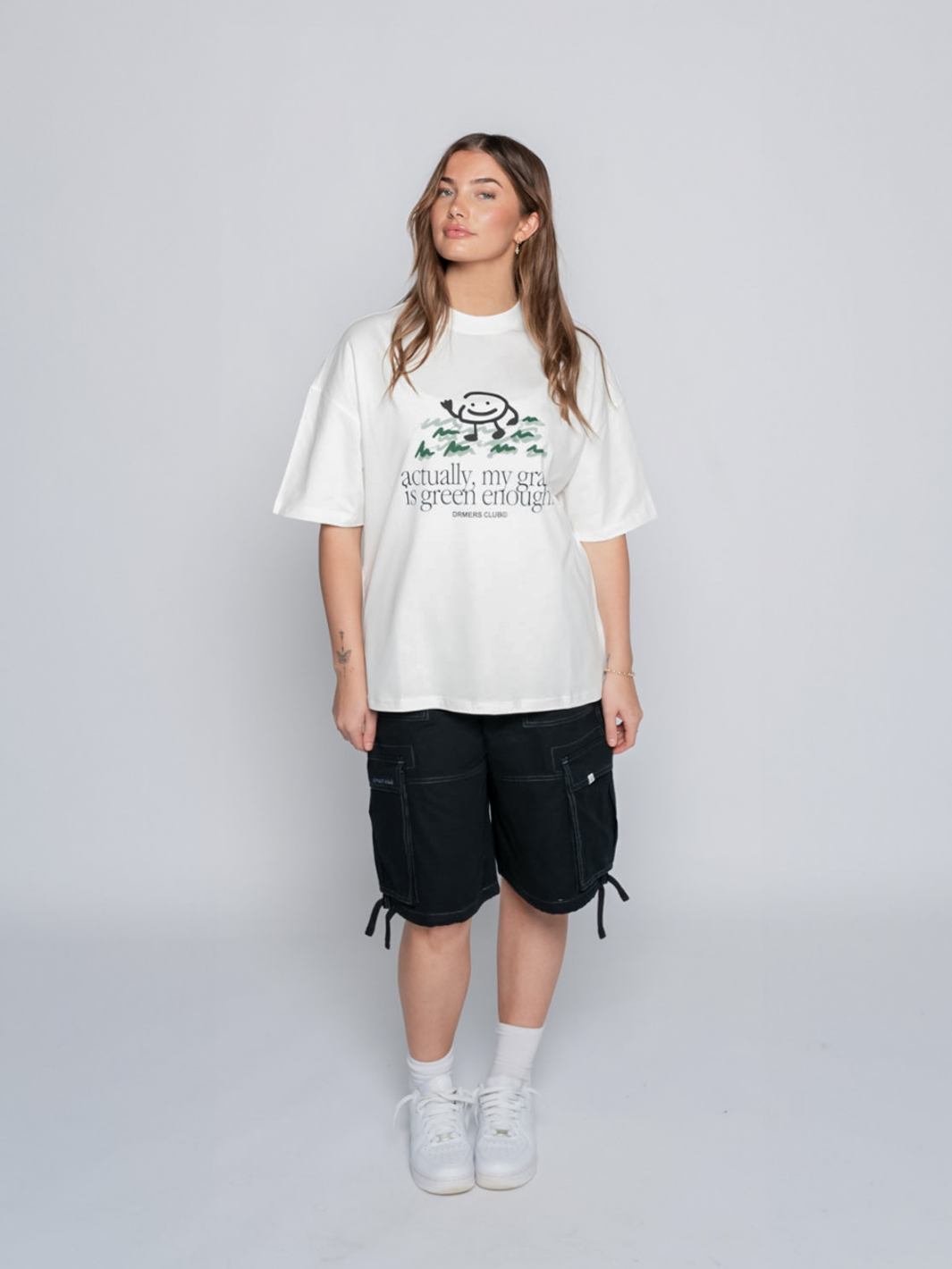 GRASS IS GREEN TEE - WHITE