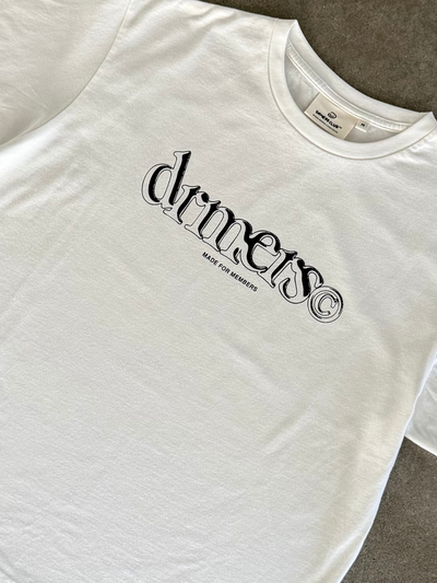 HOLLOW DRMERS TEE - WHITE