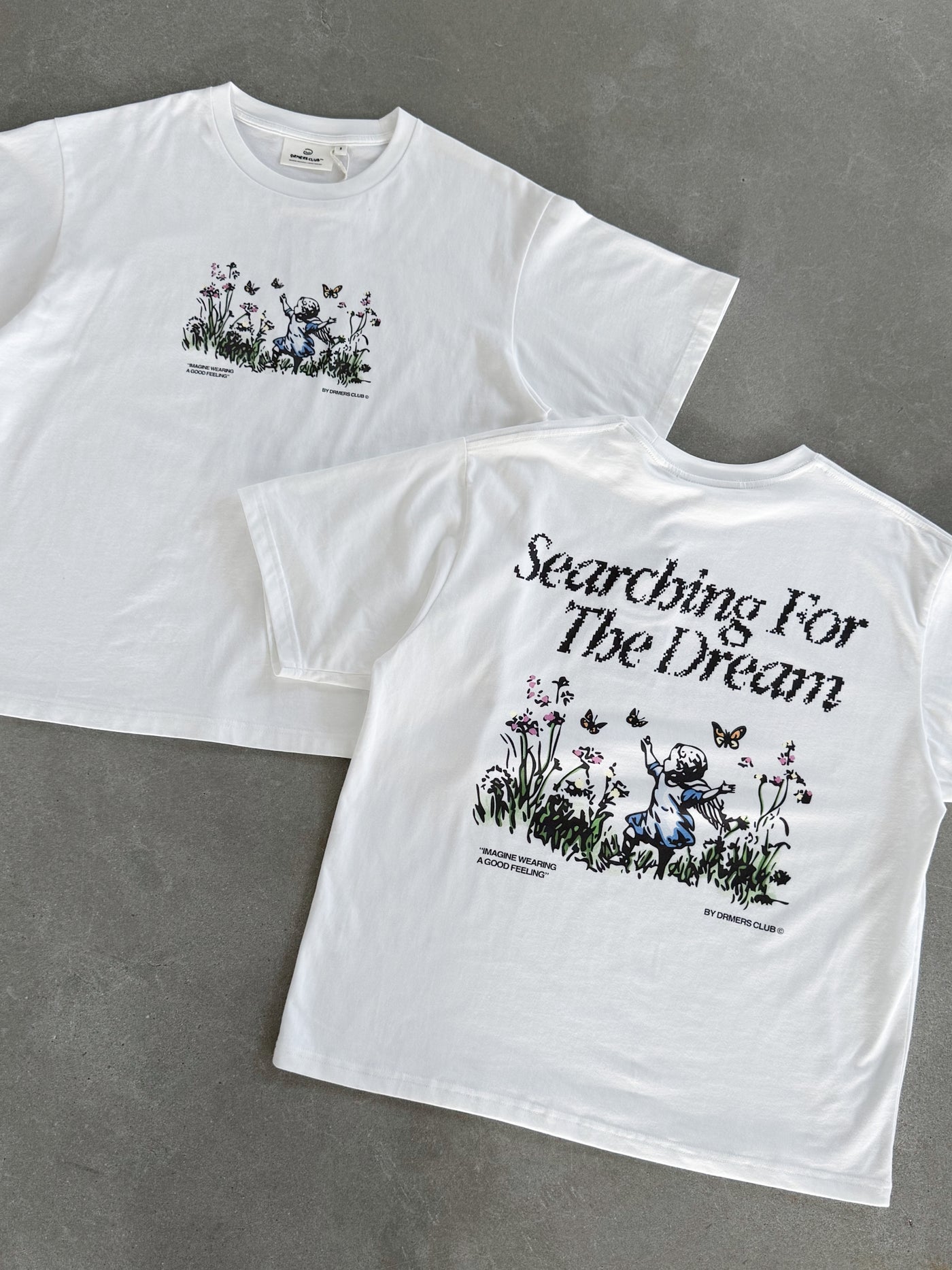 SEARCHING FOR THE DRM TEE - WHITE