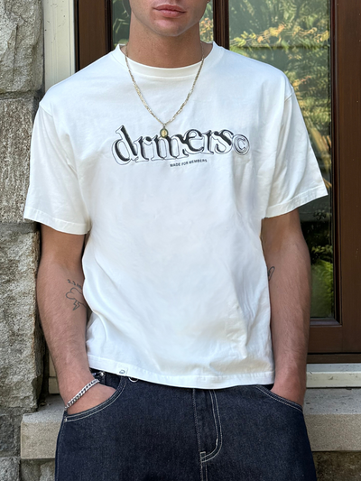 HOLLOW DRMERS TEE - WHITE