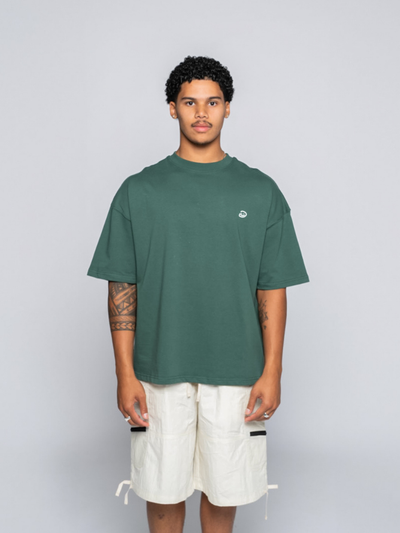 GOOD FEELING TEE - FOREST GREEN