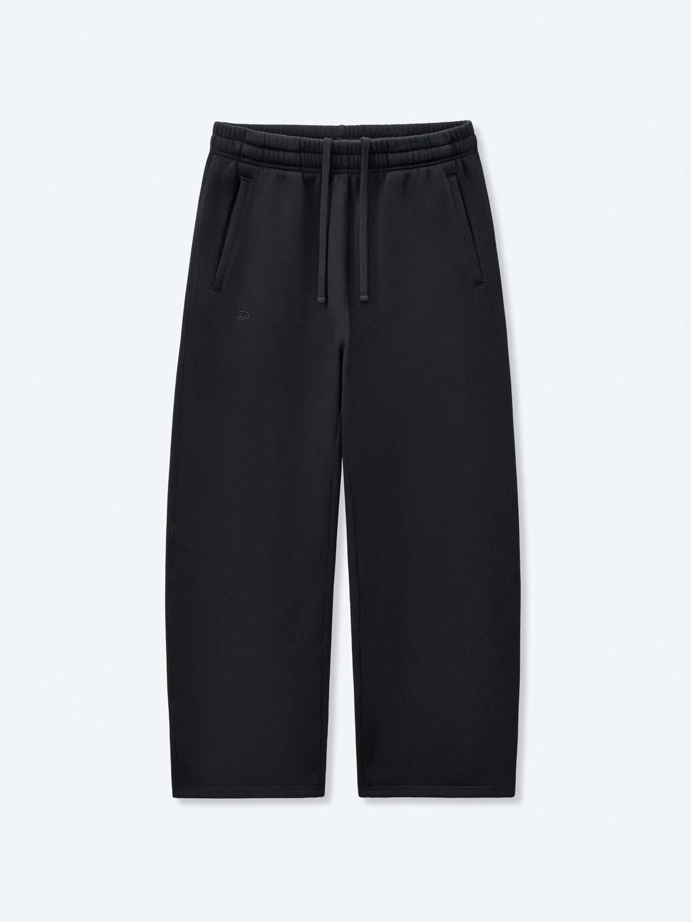 SIGNATURE BAGGY SWEATPANTS - BLACK