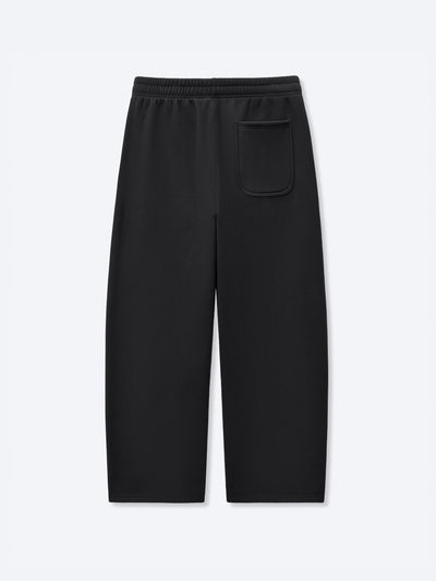 SIGNATURE BAGGY SWEATPANTS - BLACK
